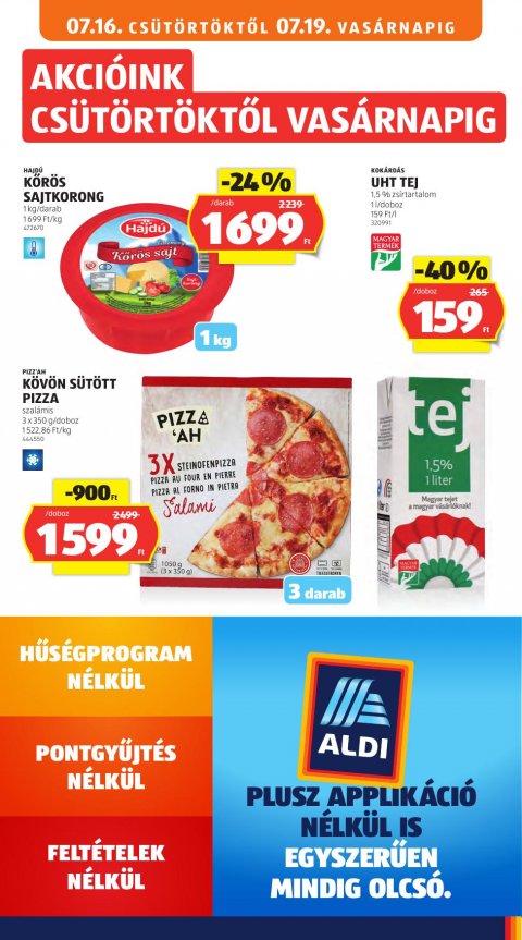 ALDI akciós újság