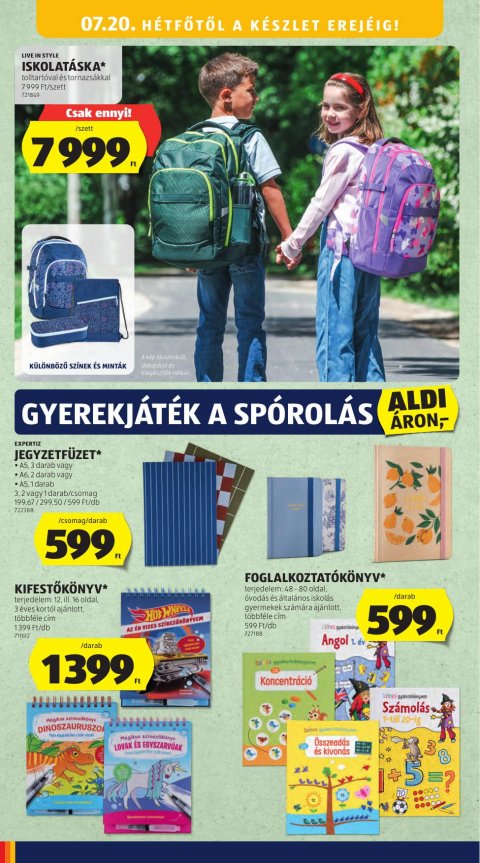 ALDI akciós újság