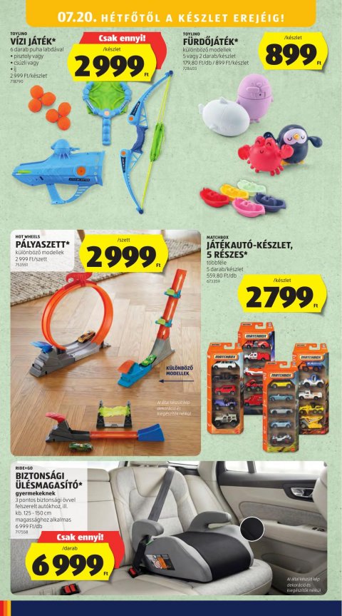 ALDI Középső sor akciós újság