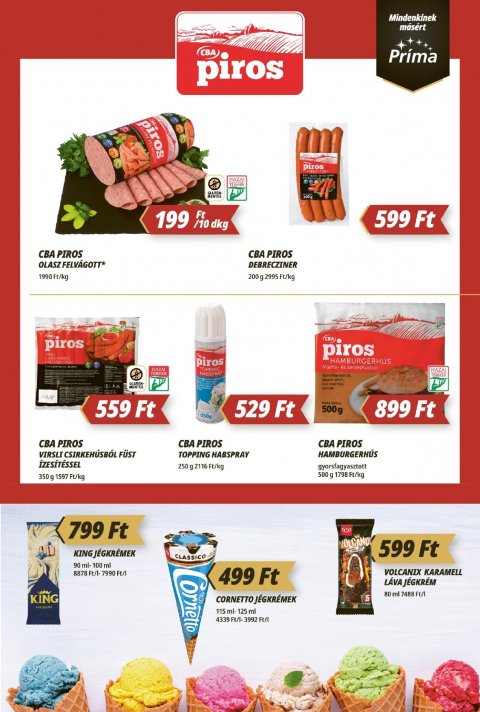CBA Príma akciós újság