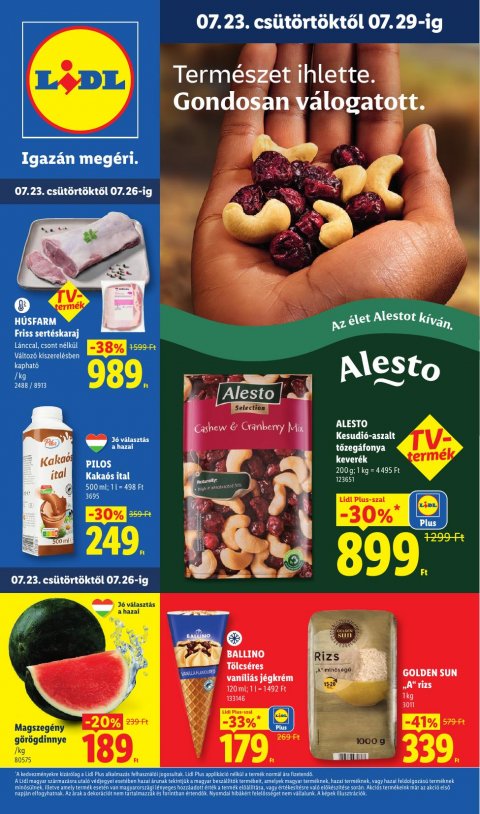 LIDL akciós újság od 23. 7. 2026 do 29. 7. 2026