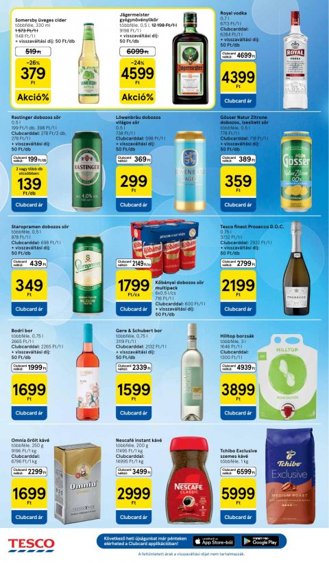 TESCO Hipermarket akciós újság