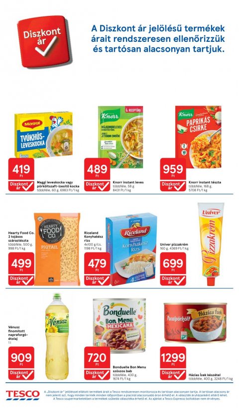 TESCO Hipermarket akciós újság