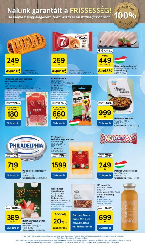 TESCO Hipermarket akciós újság