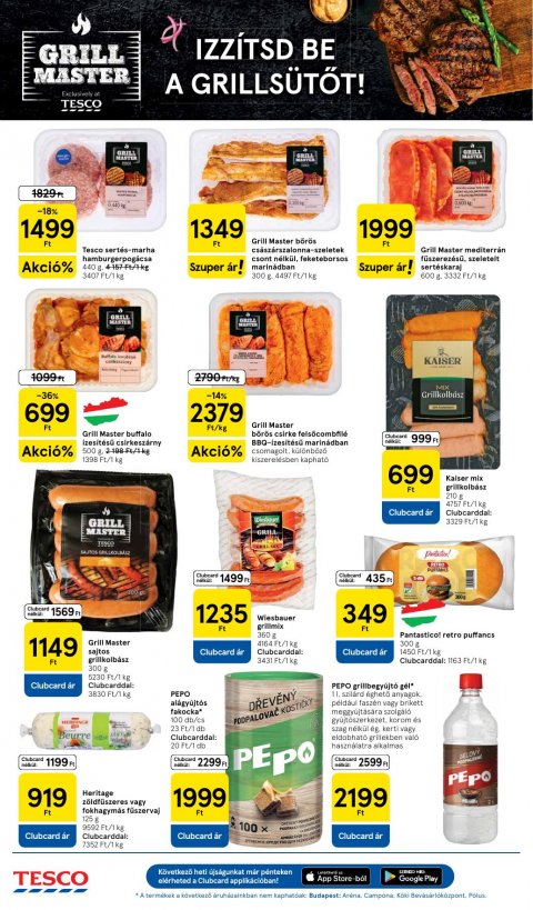TESCO Hipermarket akciós újság