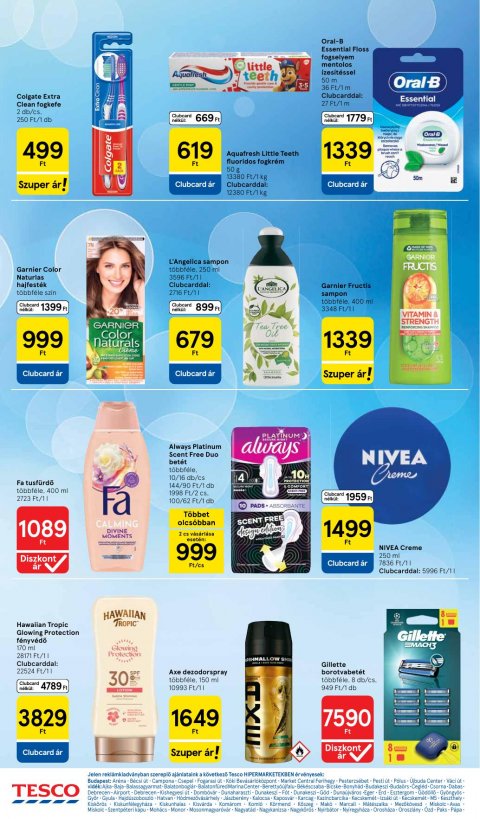 TESCO Hipermarket akciós újság