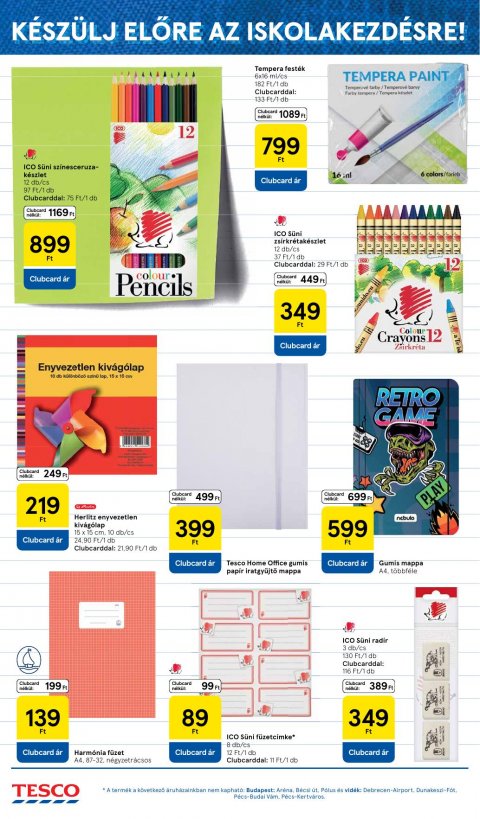 TESCO Hipermarket akciós újság