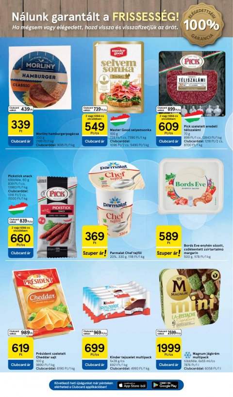 TESCO Szupermarket akciós újság
