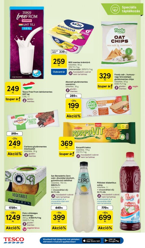 TESCO Szupermarket akciós újság
