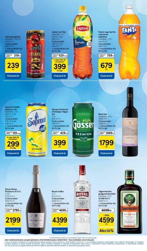 TESCO Szupermarket akciós újság