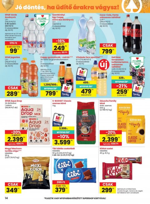 SPAR akciós újság