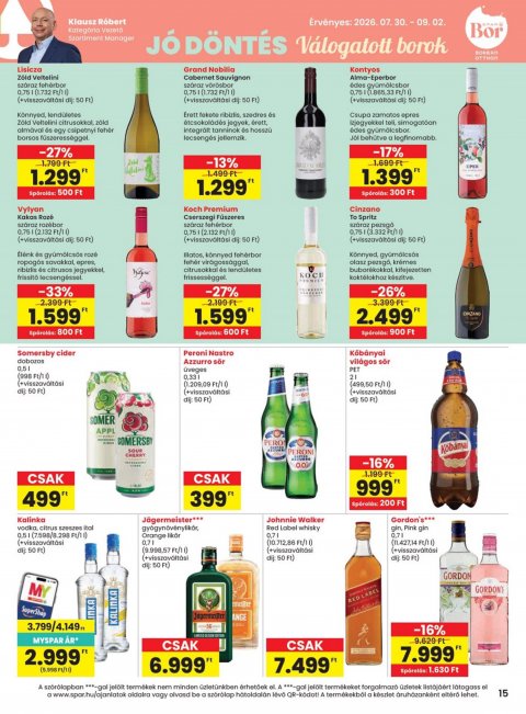 SPAR akciós újság