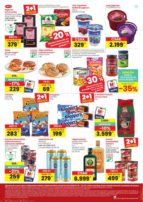 SPAR Market és City Spar akciós újság
