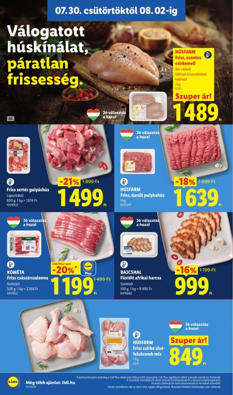 LIDL akciós újság