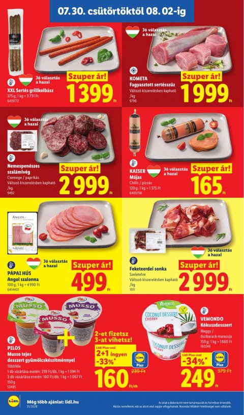 LIDL akciós újság
