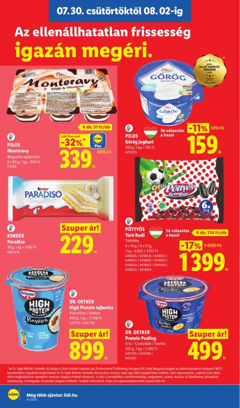 LIDL akciós újság