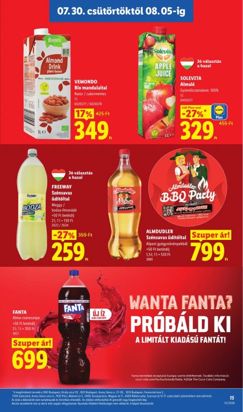 LIDL akciós újság