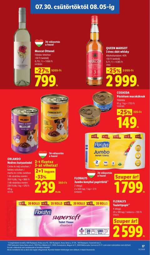 LIDL akciós újság