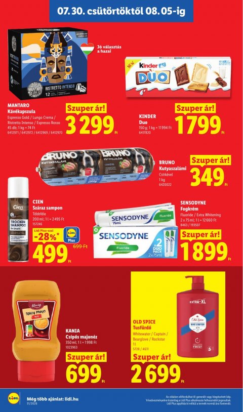LIDL akciós újság
