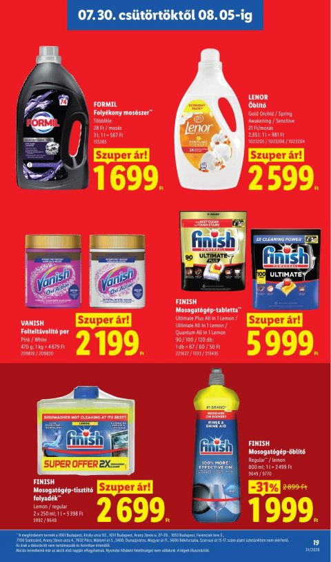 LIDL akciós újság