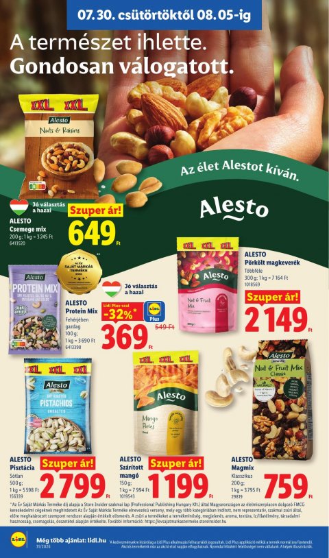 LIDL akciós újság