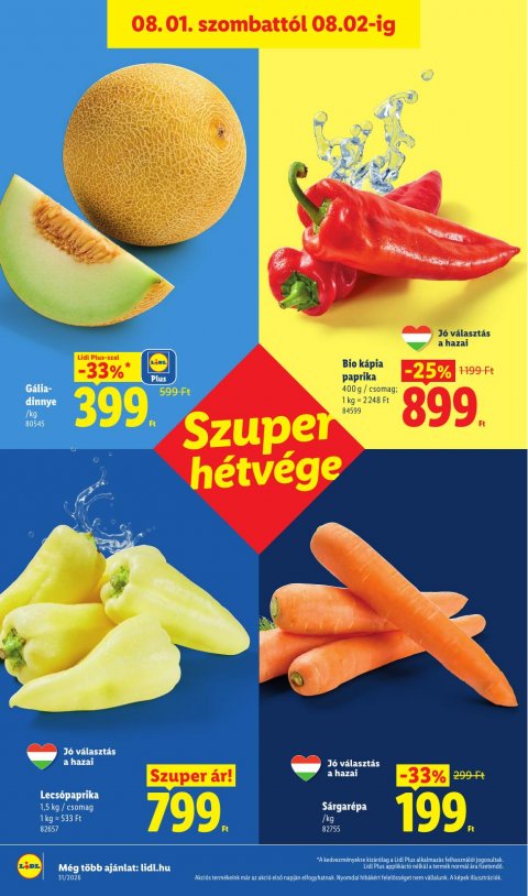 LIDL akciós újság