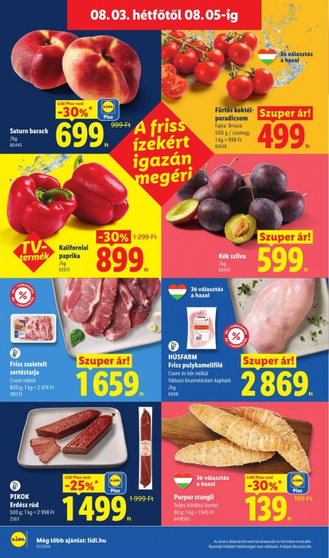 LIDL akciós újság