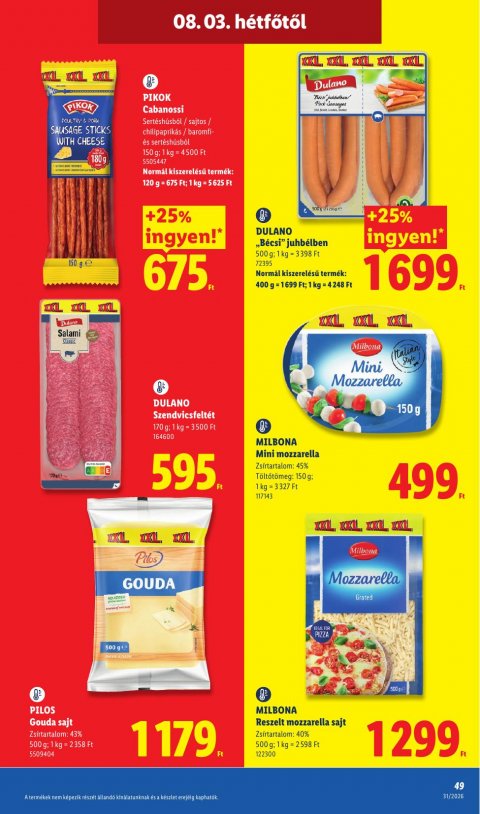 LIDL akciós újság