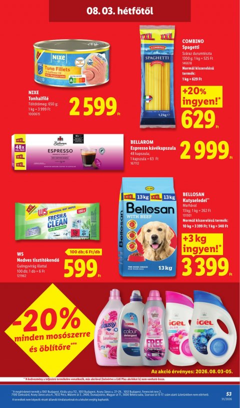 LIDL akciós újság