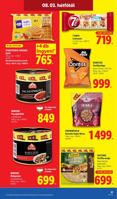 LIDL akciós újság