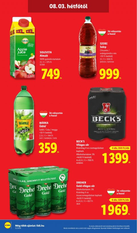 LIDL akciós újság