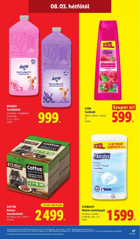 LIDL akciós újság