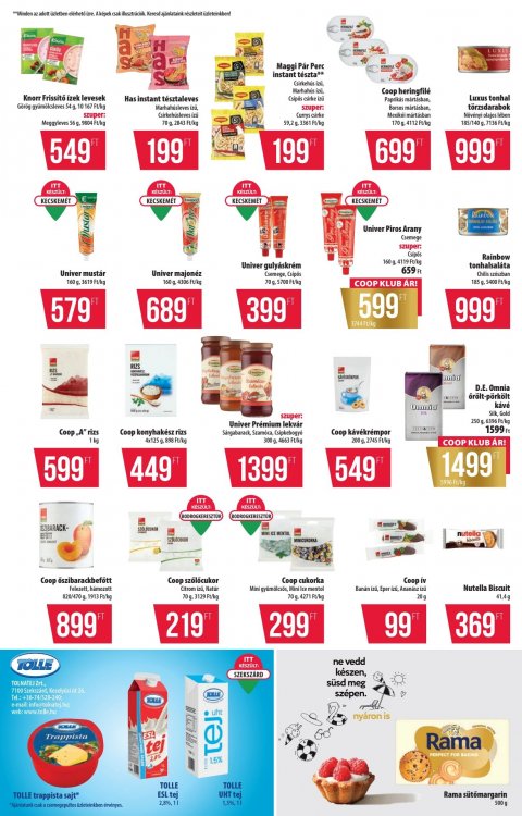 COOP Országos akciós újság