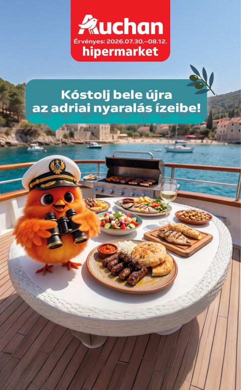 AUCHAN Hipermarket akciós újság od 30. 7. 2026 do 5. 8. 2026