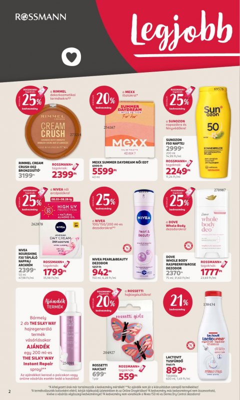 ROSSMANN akciós újság
