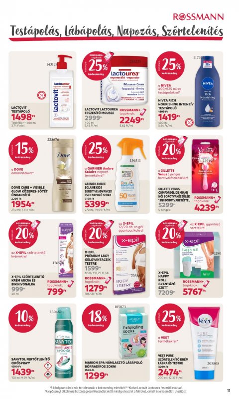 ROSSMANN akciós újság