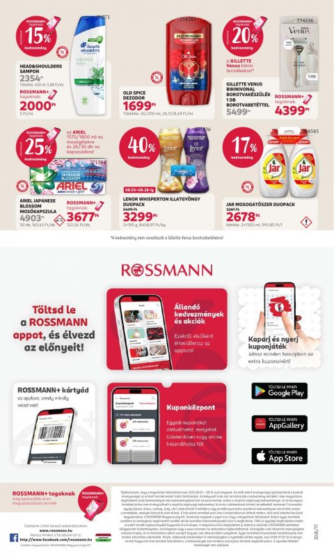 ROSSMANN akciós újság