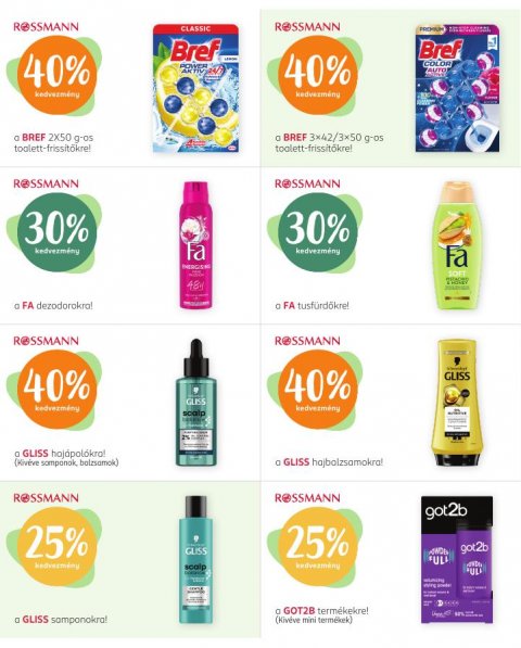 ROSSMANN akciós újság