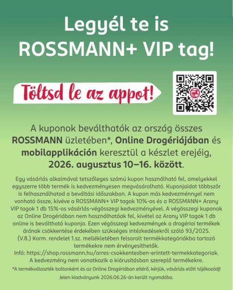 ROSSMANN akciós újság
