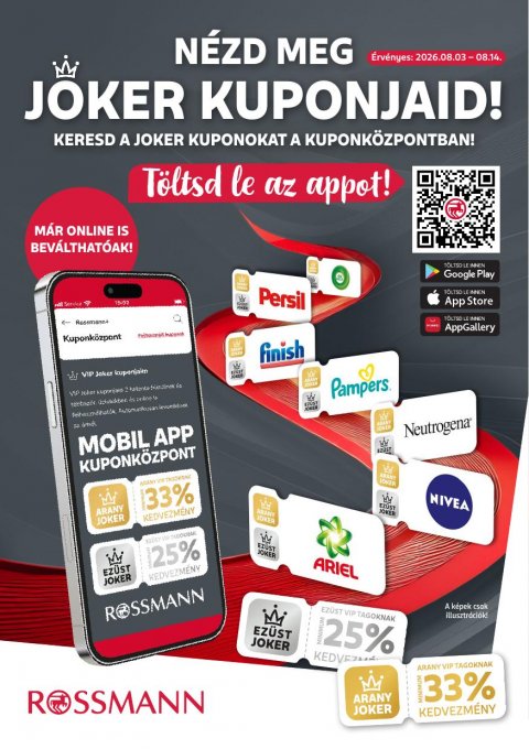 ROSSMANN akciós újság od 3. 8. 2026 do 14. 8. 2026
