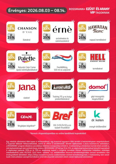 ROSSMANN akciós újság