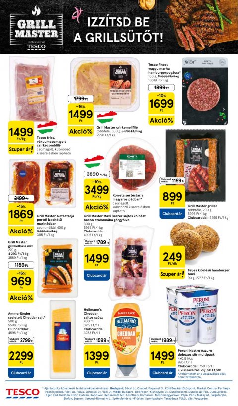 TESCO Hipermarket akciós újság