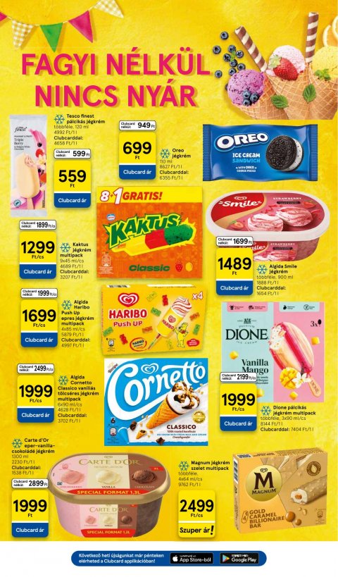 TESCO Hipermarket akciós újság