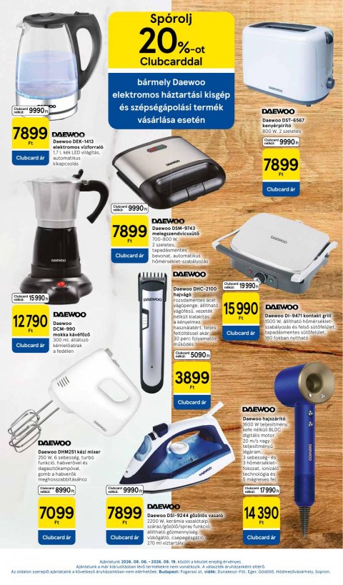 TESCO Hipermarket akciós újság