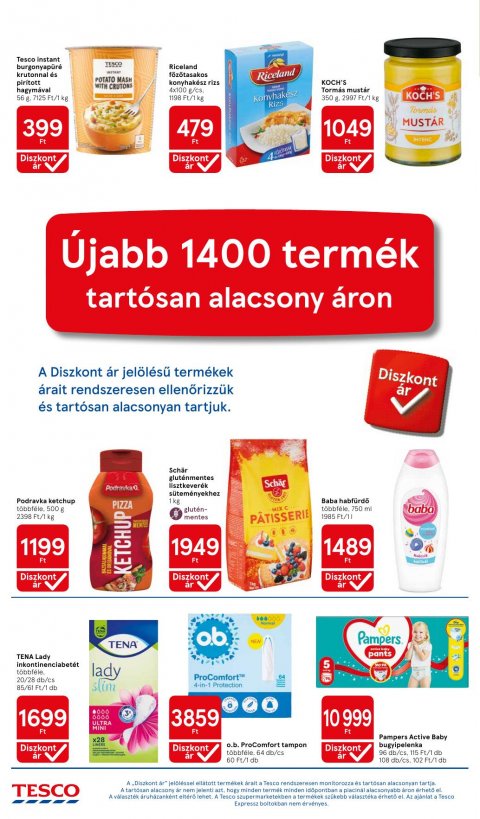 TESCO Hipermarket akciós újság