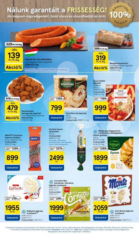 TESCO Hipermarket akciós újság