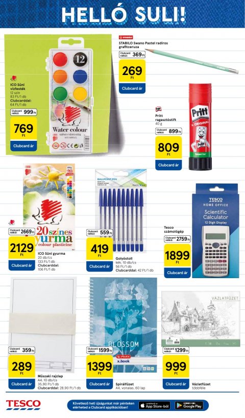 TESCO Hipermarket akciós újság