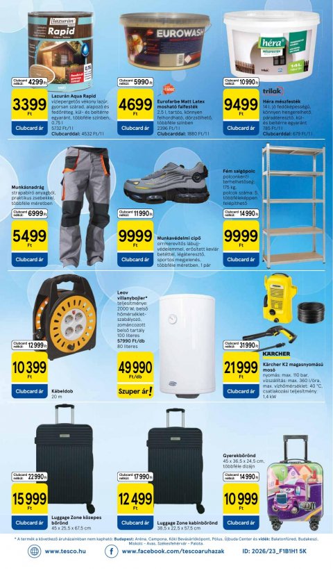 TESCO Hipermarket akciós újság
