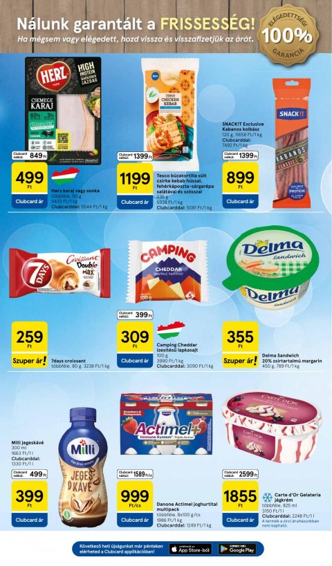 TESCO Szupermarket akciós újság
