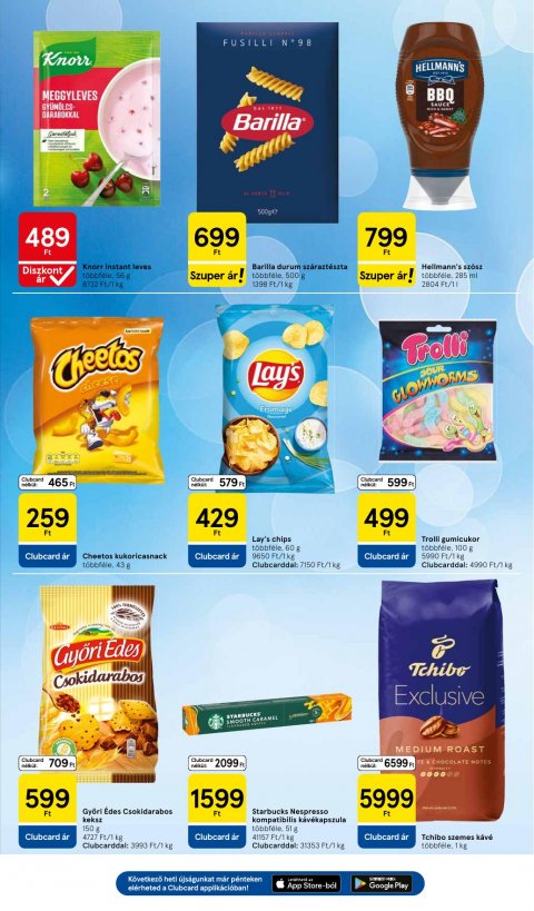 TESCO Szupermarket akciós újság